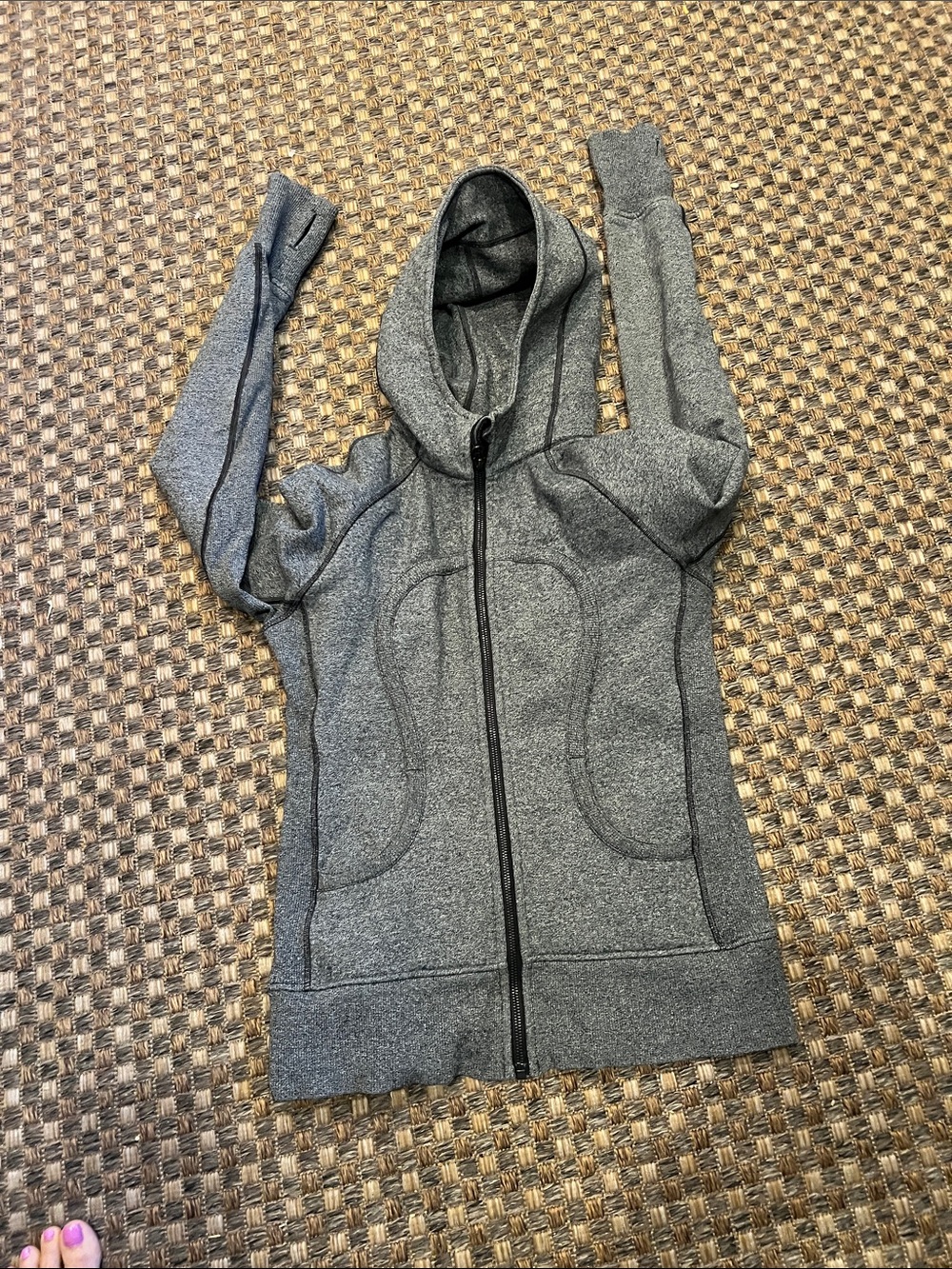 Women’s Lululemon Gray Full-Zip Hooded Jacket